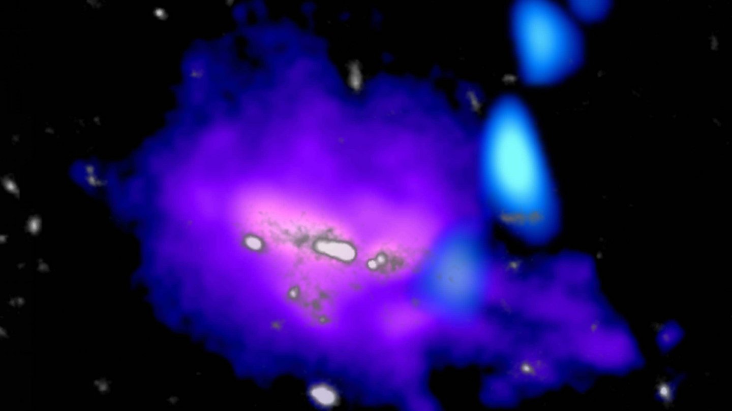 Welt Der Physik Intergalaktische Gasströme Lassen Sterne Entstehen