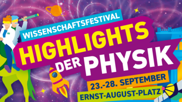 Ausschnitt aus dem Logo der Highlights der Physik 2024