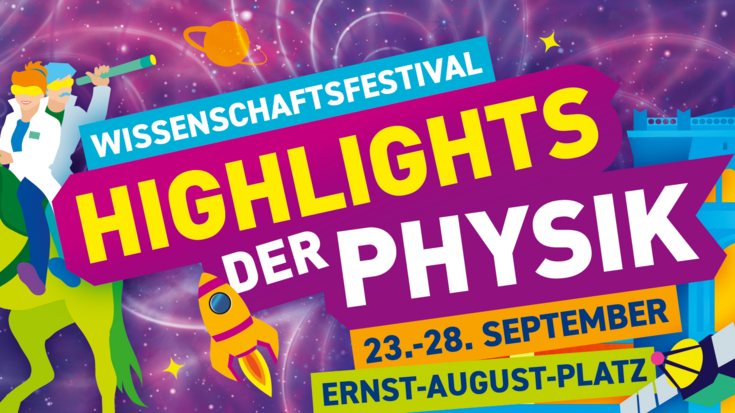 Ausschnitt aus dem Logo der Highlights der Physik 2024