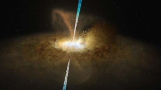 Welt Der Physik Wie Supermassereiche Schwarze Löcher Entstehen